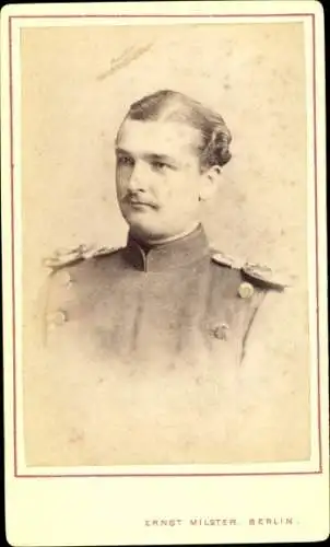 CDV 1874, Freiherr von Hausen, Second Lieutenant Ulanen Regiment Kaiser Alexander von Russland Nr. 3