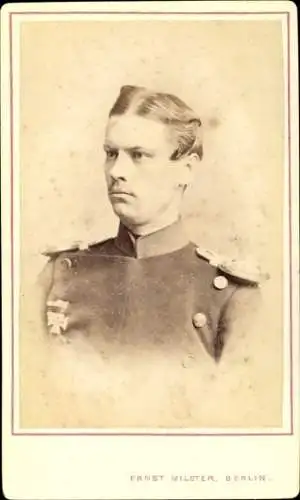 CDV 1874, Burchardt, Second Lieutenant 5. Rheinisches Infanterie Regiment 65