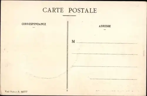 Ak Nancy Meurthe et Moselle, Überlauf der Mosel, Dezember 1915