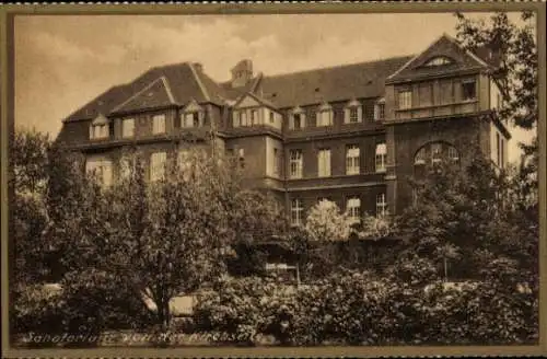 Ak Dortmund im Ruhrgebiet, Sanatorium der Franziskanerinnen, Garten