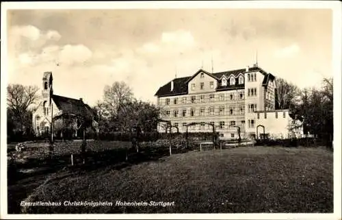 Ak Hohenheim Stuttgart in Württemberg, Exerzitienhaus Christkönigsheim