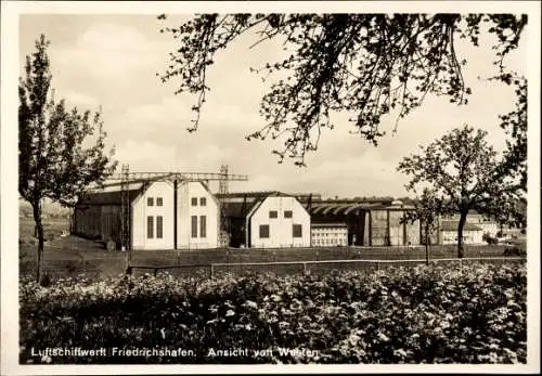 Ak Friedrichshafen am Bodensee, Luftschiffwerft