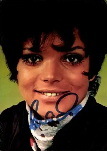 Ak Schauspielerin Uschi Glas, Portrait, Autogramm