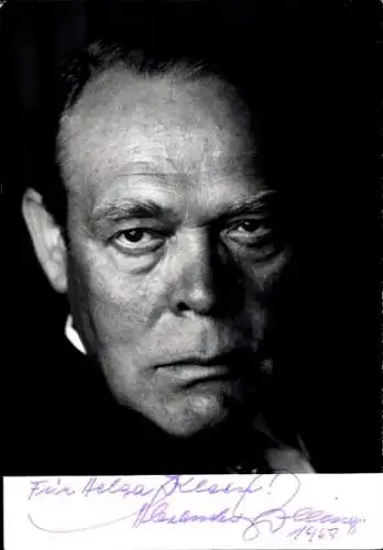 Ak Schauspieler Alexander Golling, Portrait, Autogramm