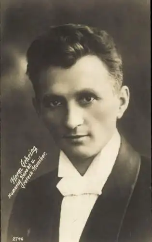 Ak Schauspieler und Komiker Hermann Gehring, Portrait, Autogramm