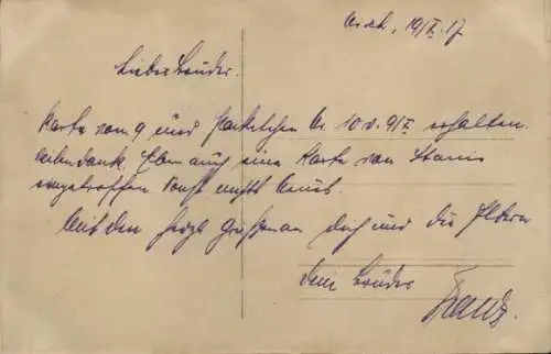 Ak Niš Nisch Serbien, Hofzug des Kaisers auf der Fahrt nach Serbien, 1917