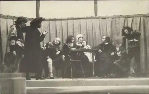 Foto Ak Offenbach, 400 jährige Gedenkfeier des Reichstag zu Worms 1921, Theaterszene