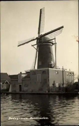 Ak Bodegraven Südholland, Windmühle