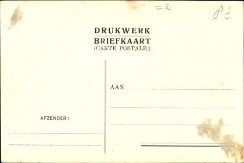 Ak Oranje Boven, Große Niederlande, 30. April 1910, die Juliana-Blume blühte