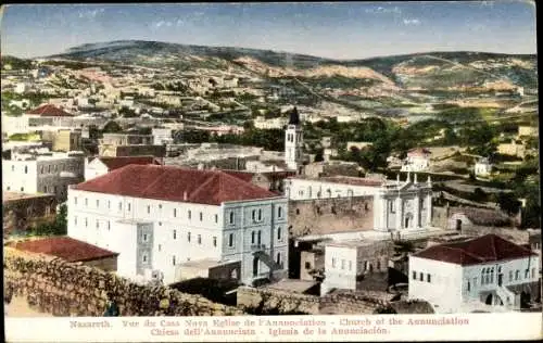 Ak Nazareth Nazareth Israel, Iglesia de la Anunciacion
