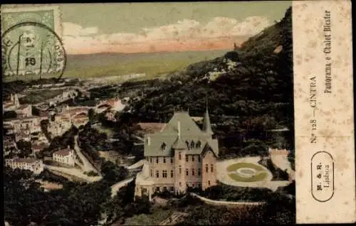 Ak Sintra Cintra Portugal, Panorama e Chalet Biester