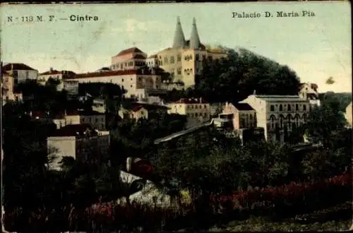 Ak Sintra Cintra Portugal, Palacio D. Maria Pia