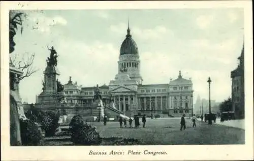 Ak Buenos Aires Argentinien, Plaza Congreso