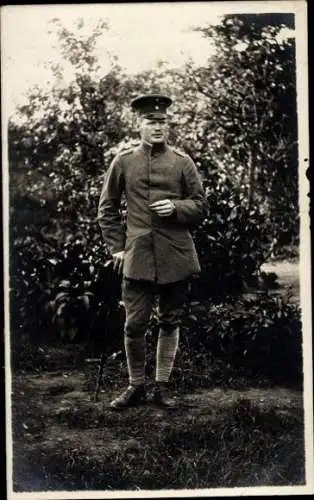 Foto Ak Deutscher Soldat in Uniform, Minenwerfer Komp., I WK