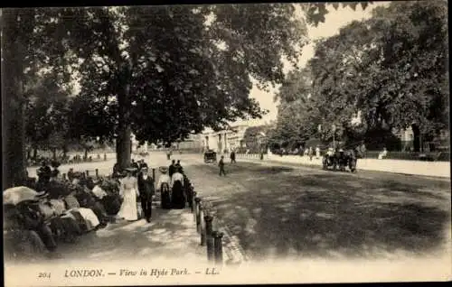 Ak London City England, Hyde Park