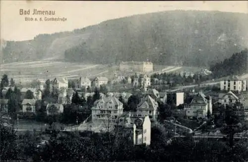 Ak Ilmenau in Thüringen, Goethestraße, Villen