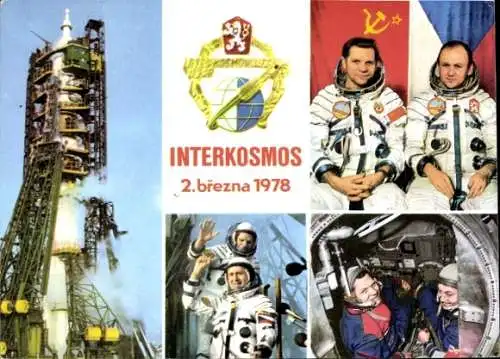 Ak Interkosmos 2. brezna 1978, Kosmonaut Vladimír Remek, Alexej Gubarev