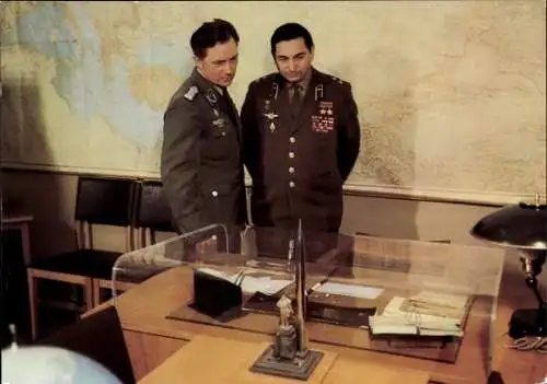 Ak Gemeinsamer Kosmosflug UdSSR DDR, Waleri Bykowski, Sigmund Jähn