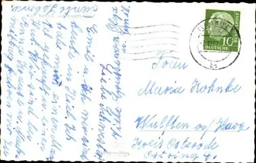 Ak Kiel, Rathaus, Stadttheater