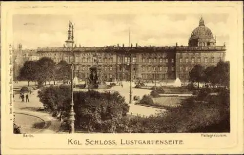 Ak Berlin Mitte, Lustgarten, Königliches Schloss