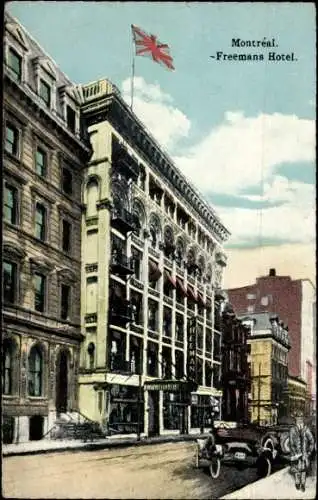 Ak Montreal Quebec Kanada, Freemans Hotel