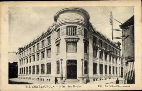 Ak Châteauroux Indre, Hotel des Postes