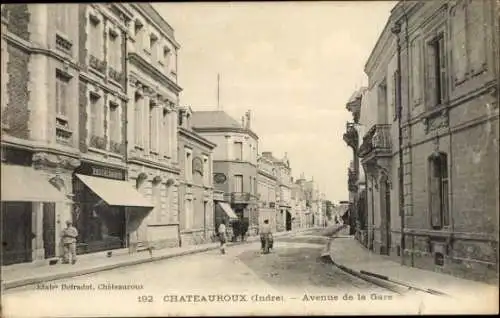 Ak Châteauroux Indre, Avenue de la Gare