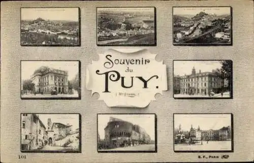 Ak Puy la Laude Loiret, Gesamtansichten, Gebäude
