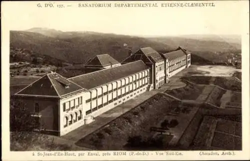 Ak Riom Puy de Dôme, Sanatorium Departemental Etienne-Clementel