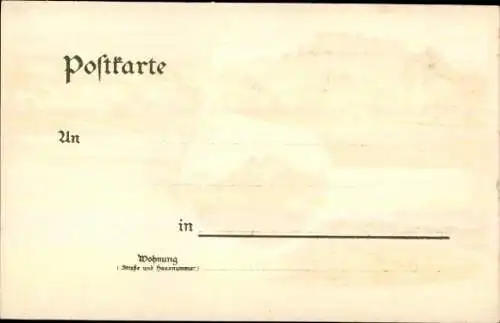 Litho Bitche Bitsch Lothringen Moselle, Festung, Kaserne Freiherr von Falkenstein, Fort Sebastian