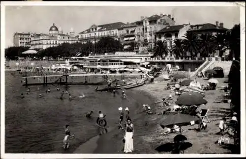 Ak Saint Raphaël Var, La Plage