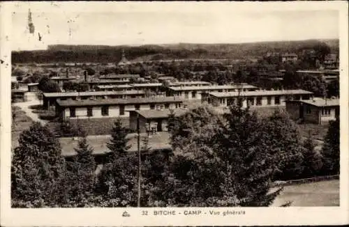 Ak Bitche Bitsch Lothringen Mosel, Lager, Gesamtansicht