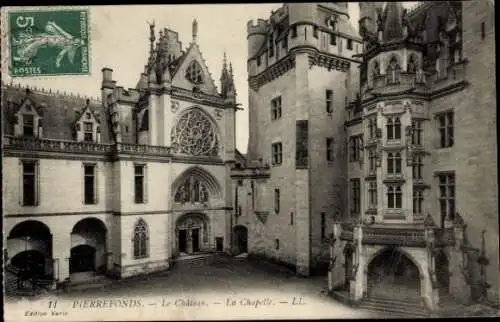 Ak Pierrefonds Oise, Schloss, Kapelle