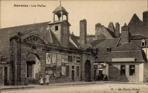 Ak Auxonne Côte d’Or, Les Halles