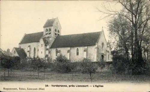 Ak Liancourt Oise, Kirche