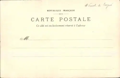 Ak Compiègne Oise, La Breviere, Schloss