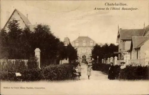 Ak Châtelaillon Charente Maritime, Avenue de l'Hotel Bausejour
