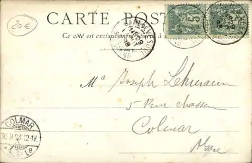 Ak Vesoul Haute Saône, Ortspanorama