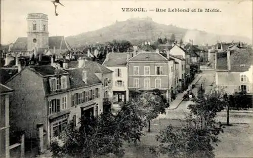 Ak Vesoul Haute Saône, Rue Reblond, La Motte