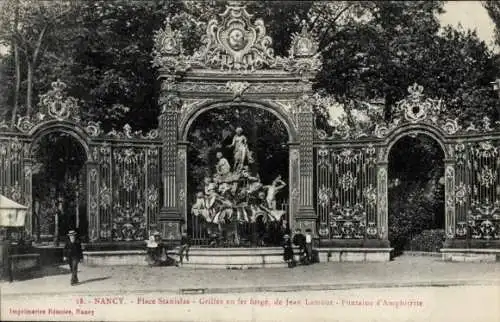 Ak Nancy Meurthe et Moselle, Place Stanislas