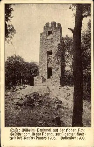 Ak Adenau in der Eifel, Hohe Acht, Kaiser-Wilhelm-Denkmal