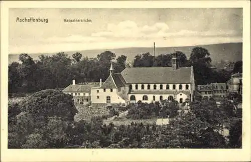 Ak Aschaffenburg in Unterfranken, Kapuzinerkirche
