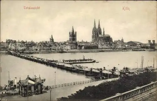 Ak Köln am Rhein, Totalansicht