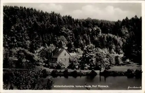 Ak Friedebach Krölpa Thüringen, Wüstenhofsmühle, Hintere Heide