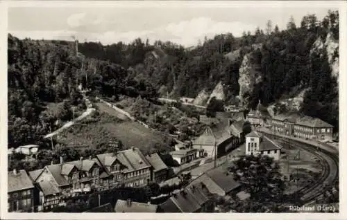 Ak Rübeland Harz, Teilansicht