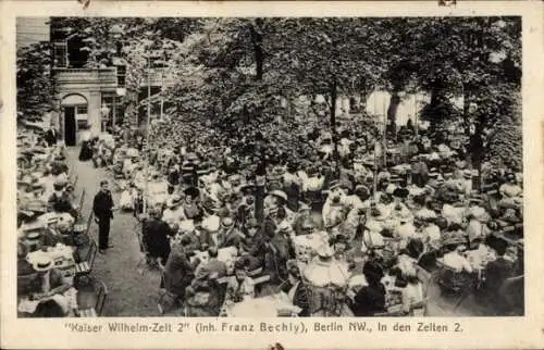 Ak Berlin Tiergarten, Kaiser Wilhelm Zelt 2, In den Zelten 2