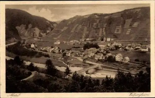 Ak Walporzheim Bad Neuenahr Ahrweiler, Brücke, Panorama