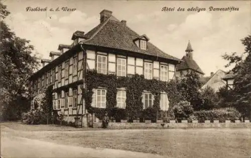 Ak Fischbeck Hessisch Oldendorf an der Weser, Abtei des adeligen Damenstiftes