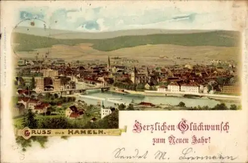 Litho Hameln in Niedersachsen, Panorama