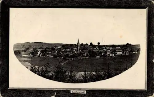 Präge Passepartout Ak Enchenreuth Helmbrechts in Oberfranken, Panorama